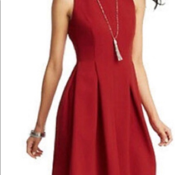 🌹LOFT Red Dress Size 2🌹 - Picture 2 of 4